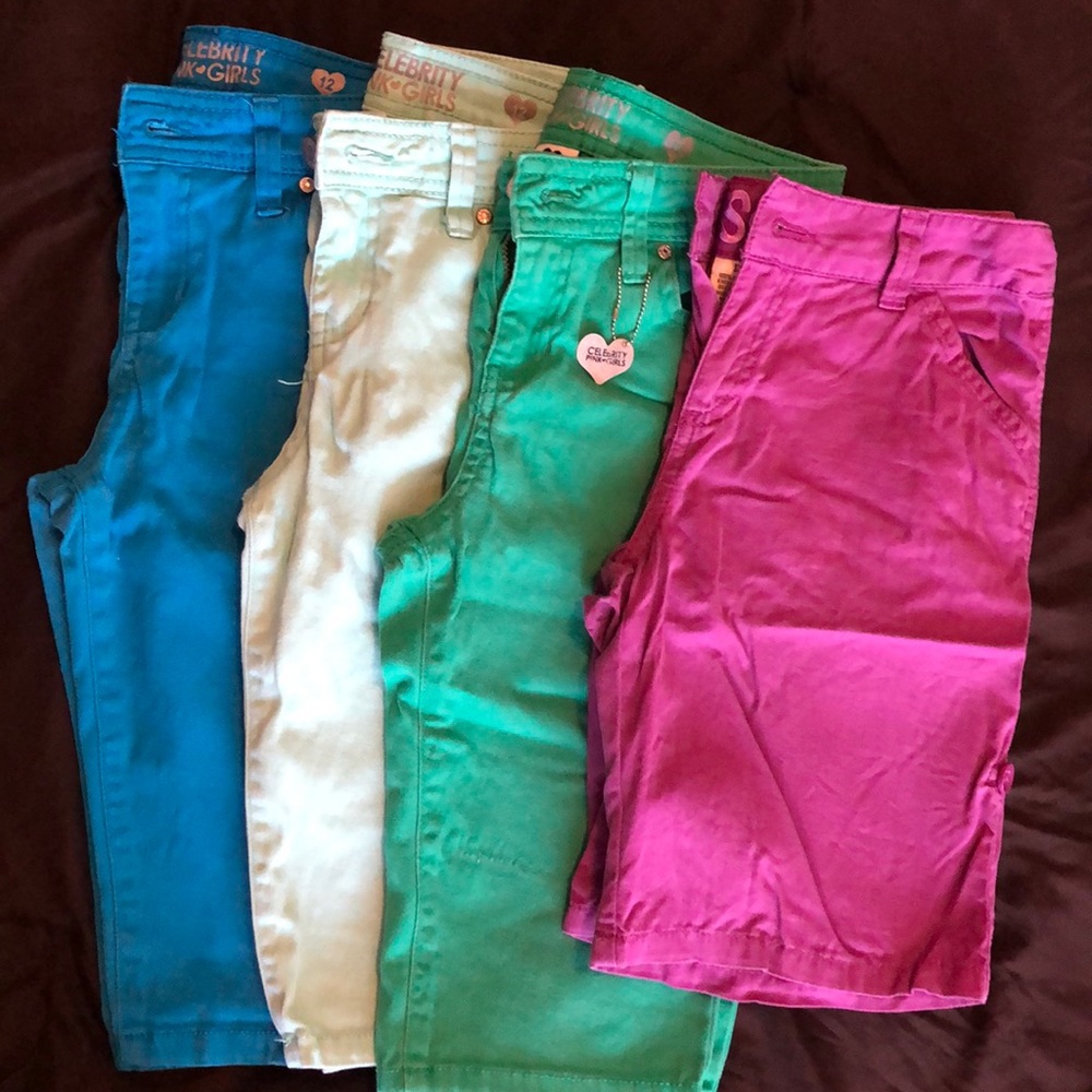 Girls knee length shorts